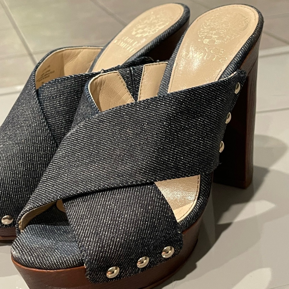 ✨Vince Camuto Sexy Jean Heels✨ - Picture 3 of 9